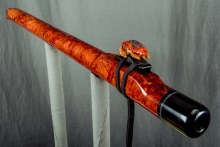 Red Mallee Burl Native American Flute, Minor, Low C#-4, #L32A (12)